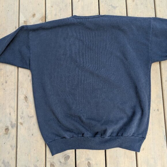 Vintage 90s Tough Hombre Big Rig Trucker Sweatshirt Quest Sportswear XL - Picture 8 of 8